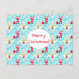 レトロサン遊タテニスオージーパターンホリデイP シーズンポストカード