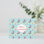 レトロサン遊タテニスオージーパターンホリデイP シーズンポストカード (スタンド正面)