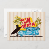 レトロサン&サーフ ポストカード (正面/裏面)