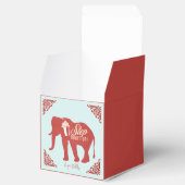 レトロサーカスエレファントポップコーンバースデーパーティー フェイバーボックス (オープン)