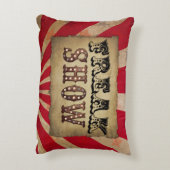 レトロサーカスポスターフリークショー アクセントクッション (裏面(縦))