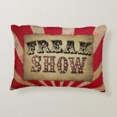 レトロサーカスポスターフリークショー アクセントクッション (裏面)