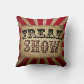 レトロサーカスポスターフリークショー クッション (裏面)