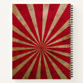 レトロサーカスポスターフリークショー ノートブック (裏面)