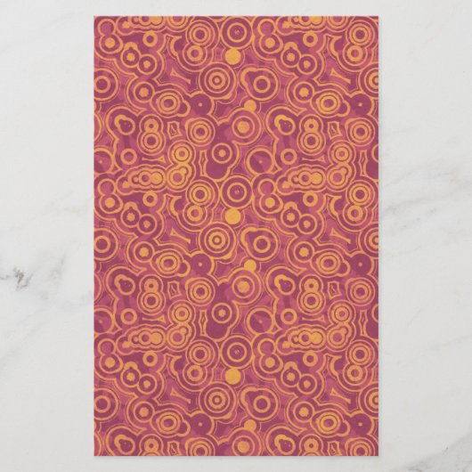 レトロサークルスクラップブック紙 便箋 (正面)