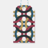 レトロサークルノットギフトラベル ギフトタグ (正面)