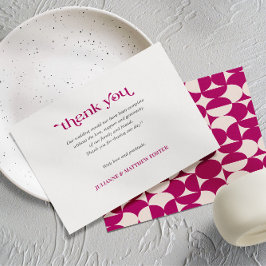 レトロサークルホタテ結婚ガイ サンキューカード