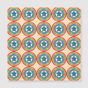 レトロサークル星：シームレスなテクスチャ。