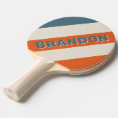 レトロサーフはっきりしたサイドストライプの名前 卓球ラケット (正面アングル)