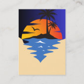 レトロサーファーカーベビーシャワー エンクロージャーカード (裏面)