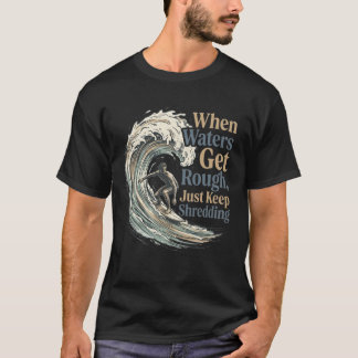 レトロサーフィンググラフィックがかっこいいコンフォートウェア Tシャツ
