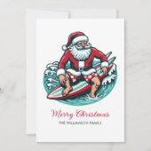 レトロサーフィンサンタトロピカルビベス シーズンカード (正面)