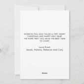 レトロサーフィンサンタトロピカルビベス シーズンカード (裏面)