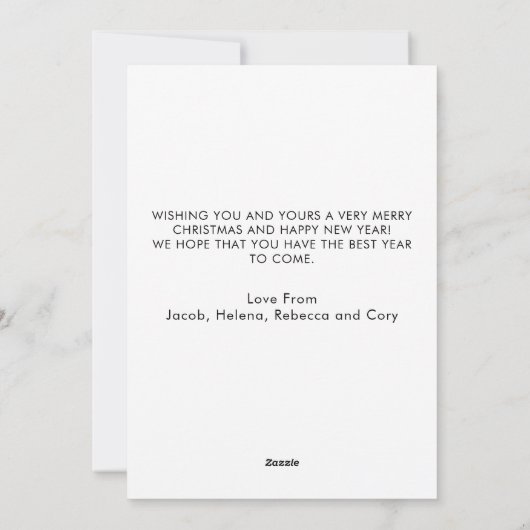 レトロサーフィンサンタトロピカルビベス シーズンカード (裏面)