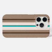 レトロサーフィンストライプパターン Case-Mate iPhoneケース (裏面 (横))