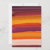 レトロサーフィン誕生日招待状 招待状 (裏面)