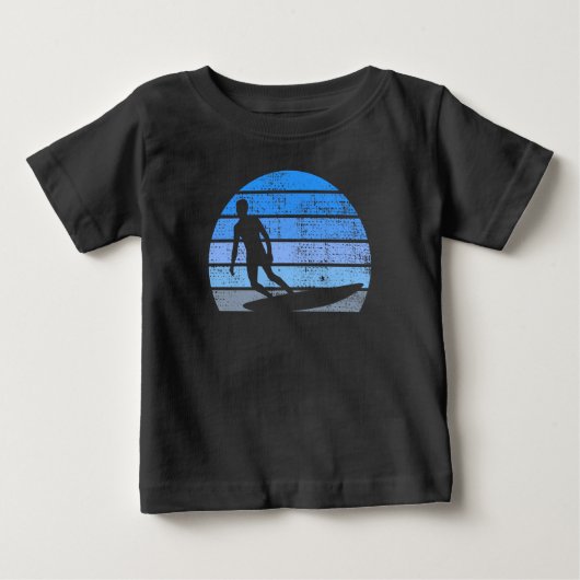 レトロサーフィン ベビーTシャツ (正面)