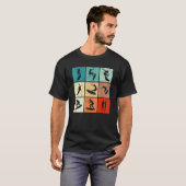 レトロサーフィン ヴィンテージ サーファー サーフィン愛好家 Tシャツ (正面フル)