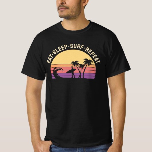 レトロサーフィン Tシャツ (正面)