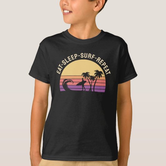 レトロサーフィン Tシャツ (正面)