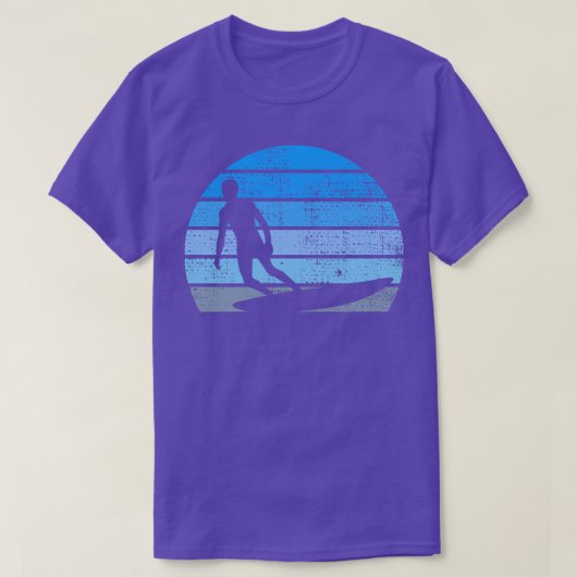 レトロサーフィン Tシャツ (デザイン正面)