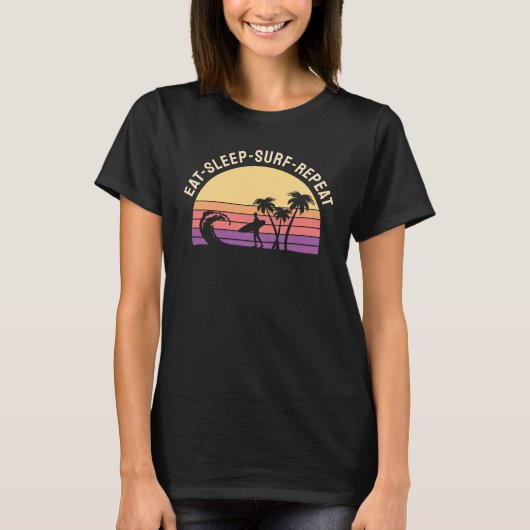 レトロサーフィン Tシャツ (正面)