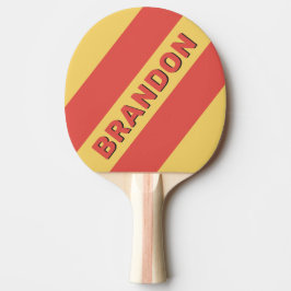 レトロサーフサンセットはっきりした三ストライプつの名前 卓球ラケット