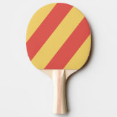 レトロサーフサンセットスリーはっきりしたストライプズ 卓球ラケット (裏面)