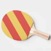 レトロサーフサンセットスリーはっきりしたストライプズ 卓球ラケット (横)