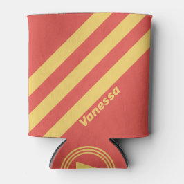 レトロサーフサンセット3ストライプつの名前 缶クーラー