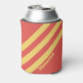 レトロサーフサンセット3ストライプつの名前 缶クーラー (缶裏面)