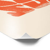 レトロサーフサンドサンセットパームツリービーチビベス フォトプリント            (角)