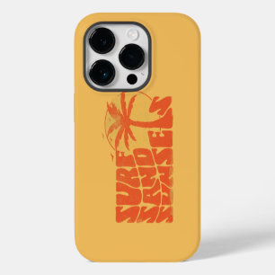 レトロサーフサンドサンセットヤシの木ビーチの雰囲気 iPhone 14 PROケース