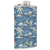 レトロサーフトロピカルパターン フラスク (右)