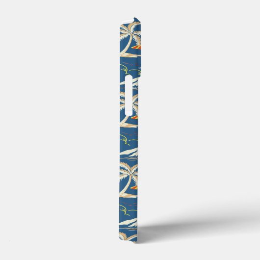 レトロサーフトロピカルパターン Case-Mate iPhoneケース (裏面 / 右)