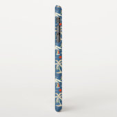 レトロサーフトロピカルパターン iPhoneケース (左側)