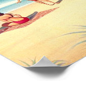 レトロサーフピン ポスター (角)