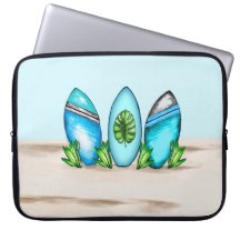 レトロサーフボードインザサンド