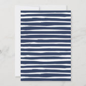 レトロサーフボードバースデーパーティーの招待 招待状 (裏面)