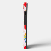 レトロサーフボードピンクハイビスカス Case-Mate iPhoneケース (裏面 / 左)