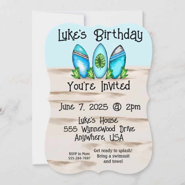 レトロサーフボード (正面)