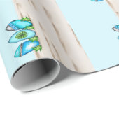 レトロサーフボード ラッピングペーパー (ロールコーナー)