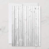 レトロサ素朴ーファービーチをテーマにした大学院パーティー 招待状 (裏面)