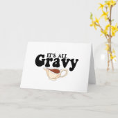 レトロザオールグレイビーベビーヴィンテージ秋感謝祭 カード (黄色い花)