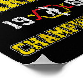 レトロザカラテヴィンテージオールバレーカラートチャンピオ ポスター (角)