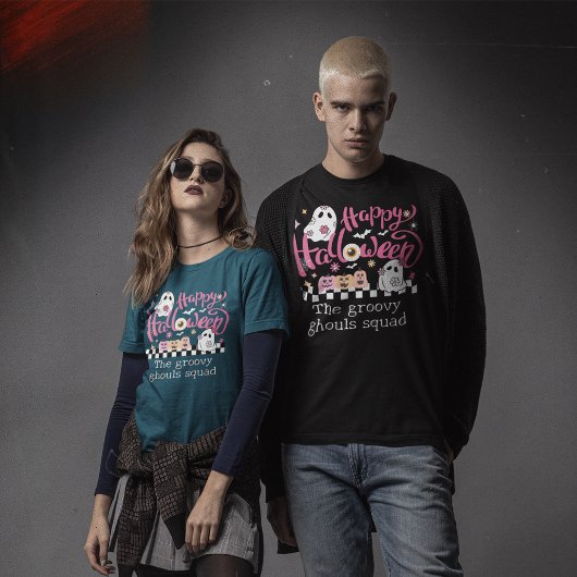 レトロザグルーヴィーグルススクワッドハロウィーン Tシャツ