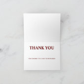 レトロシアターチケットスタブ結婚ズ サンキューカード (内部)