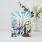 レトロシアトル ポストカード (スタンド正面)