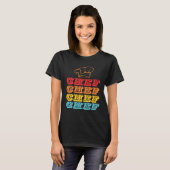 レトロシェフ料理調理師調理食品 Tシャツ (正面フル)