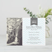 レトロシェブロン卒業 招待状 (スタンド正面)